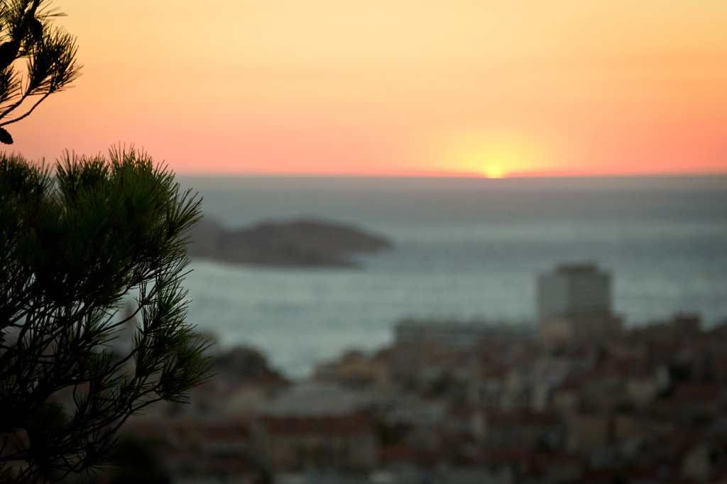 Sunset over Marseille