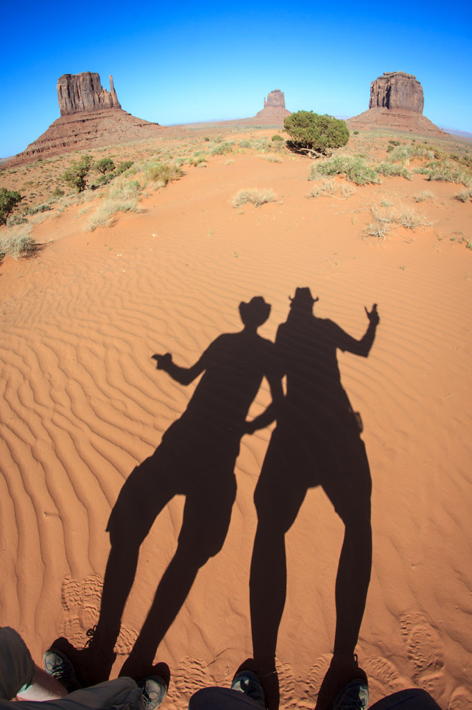 Cowboy Shadows, Monument Valley