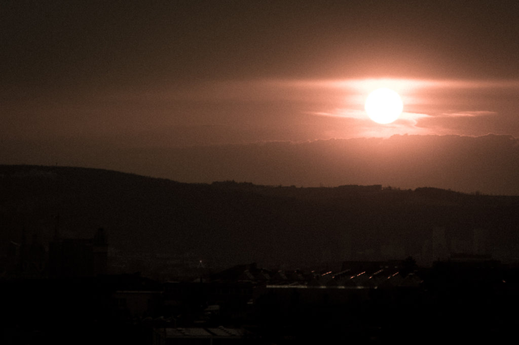 Sunset over Würzburg